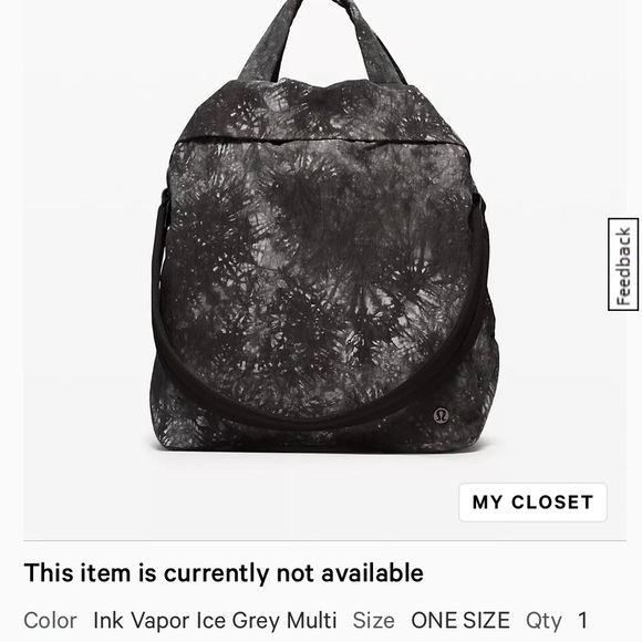 lululemon athletica Handbags - Like new lululemon on my level bag